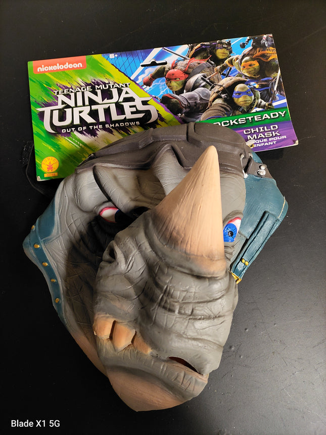 Teenage Mutant Ninja Turtles Rocksteady CHILD Mask TMNT Out of The Shadows 2016