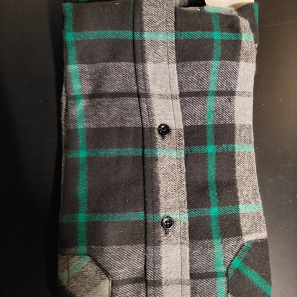 VINTAGE BACK COUNTRY Plaid Long Sleeve Medium Button Front Shirt