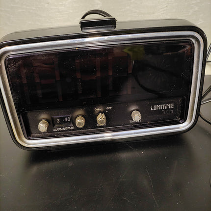 VINTAGE TAMURA ELECTRONICS LUMITIME CLOCK Model CC 11 Made in Japan NOT WORKING