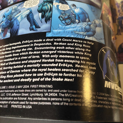 MASTERS OF THE UNIVERSE Vol 3 #2 Comic Book MVCreations He-Man