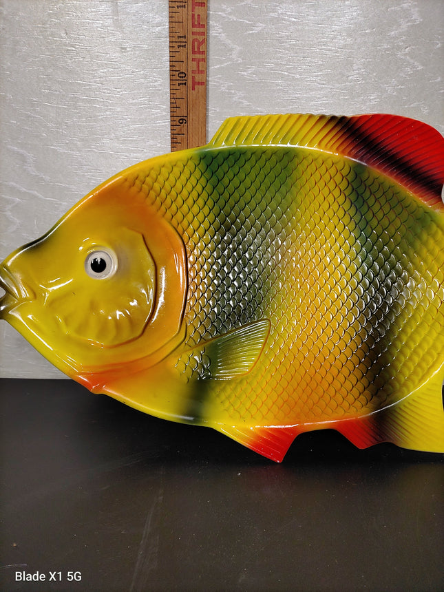 Vintage Hoover Tropical Fish Candy Dish Hong Kong