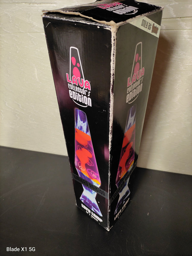 Spencer's RARE Limited Edition Peace Frosted Tye Dye Lava Lamp Brand New