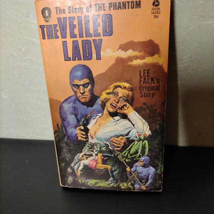 The Story of the Phantom The Veiled Lady Vintage Novel 1st Print Lee Falk