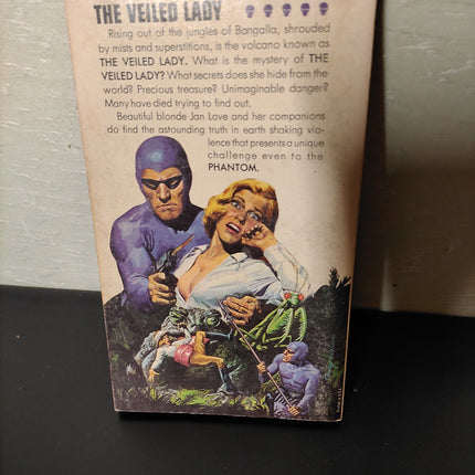 The Story of the Phantom The Veiled Lady Vintage Novel 1st Print Lee Falk