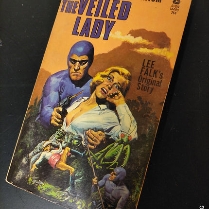 The Story of the Phantom The Veiled Lady Vintage Novel 1st Print Lee Falk