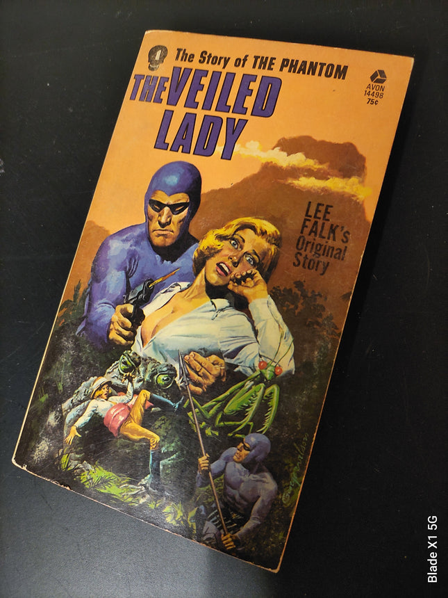 The Story of the Phantom The Veiled Lady Vintage Novel 1st Print Lee Falk