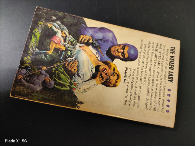 The Story of the Phantom The Veiled Lady Vintage Novel 1st Print Lee Falk