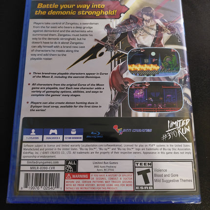 BLOODSTAINED CURSE OF THE MOON 2 Playstation 4 PS4