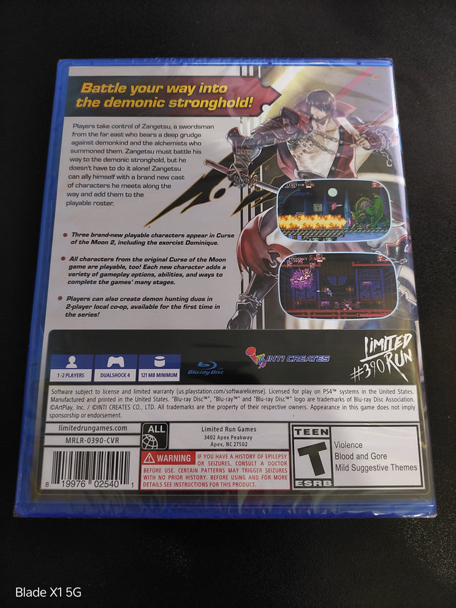 BLOODSTAINED CURSE OF THE MOON 2 Playstation 4 PS4