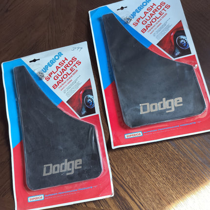 Set of 2 Vintage Dodge Superior Splash Guards Mudflaps