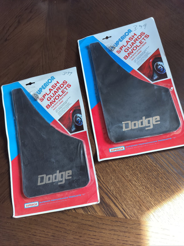 Set of 2 Vintage Dodge Superior Splash Guards Mudflaps